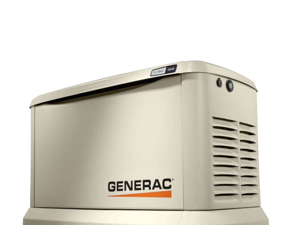 Generac standby generator installed outside a Central Texas building by JTX Electrical